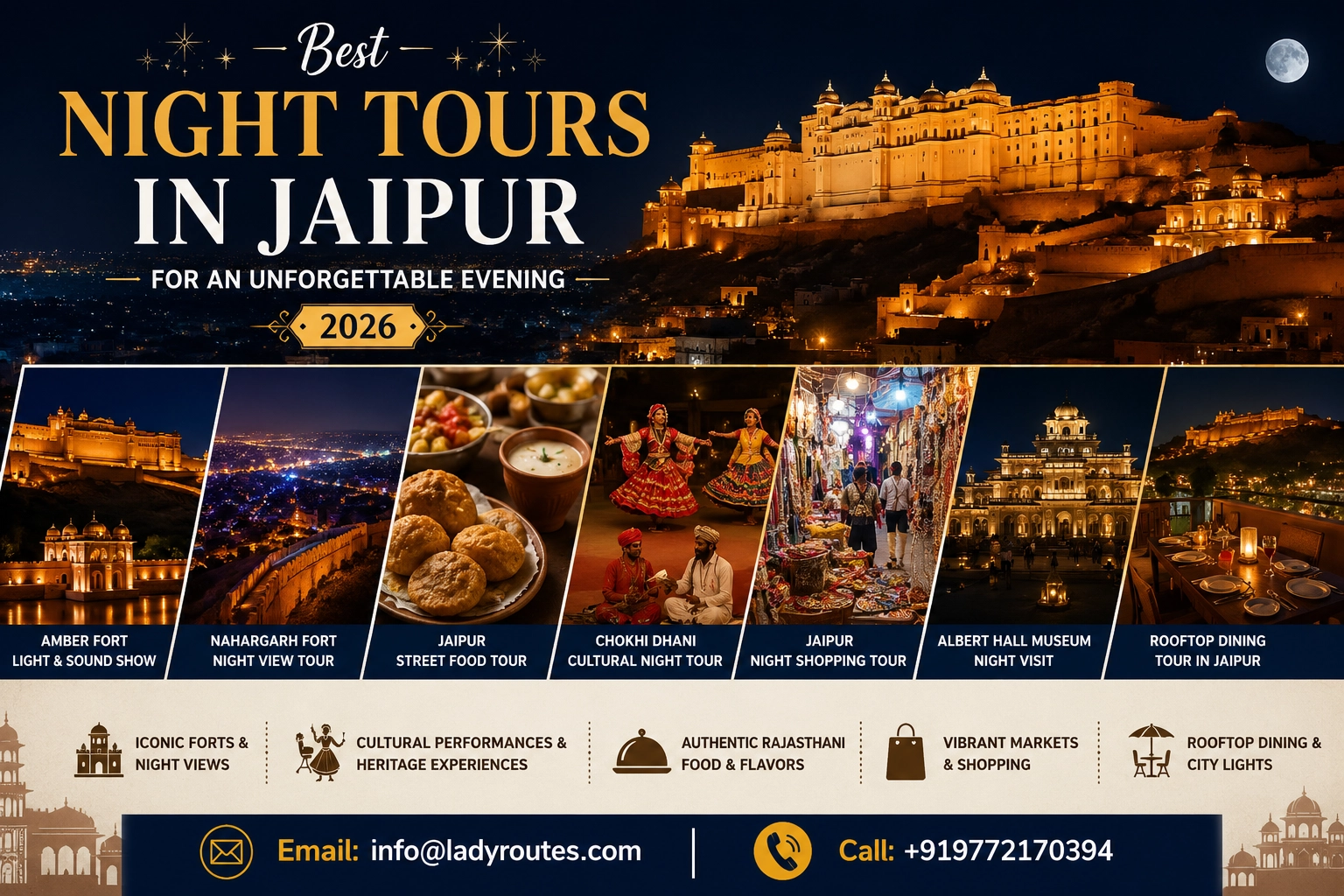 Best Night Tours in Jaipur for an Unforgettable Evening